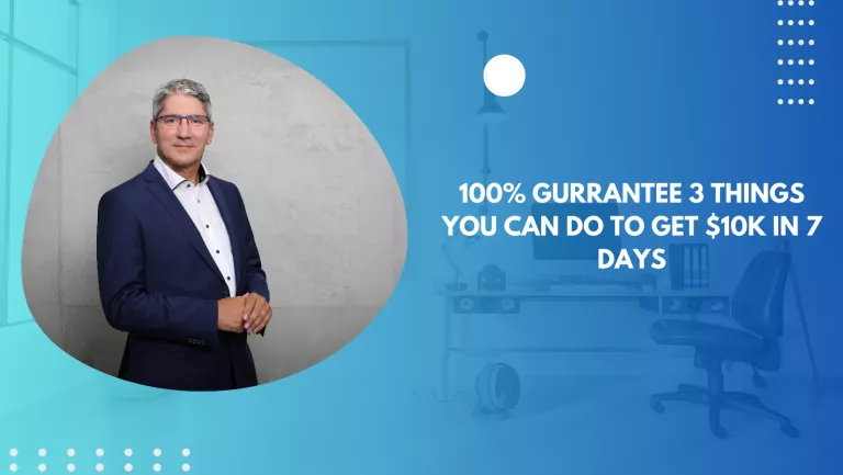 Three Practices that will make you $10k in Four days