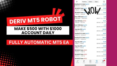 I will provide vix100 jump ea boom ea deriv vix bot crash ea deriv bot