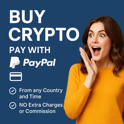 Buy BTC USDT Pay with Pay-pal Or Credit Card Receive it instant